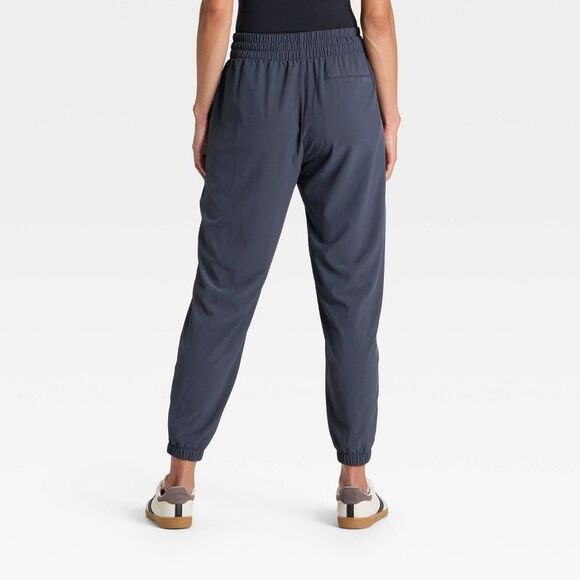All In Motion - Women's Active Light Mid-Rise Joggers - All In Mot Navy Blue - Picture 2 of 4